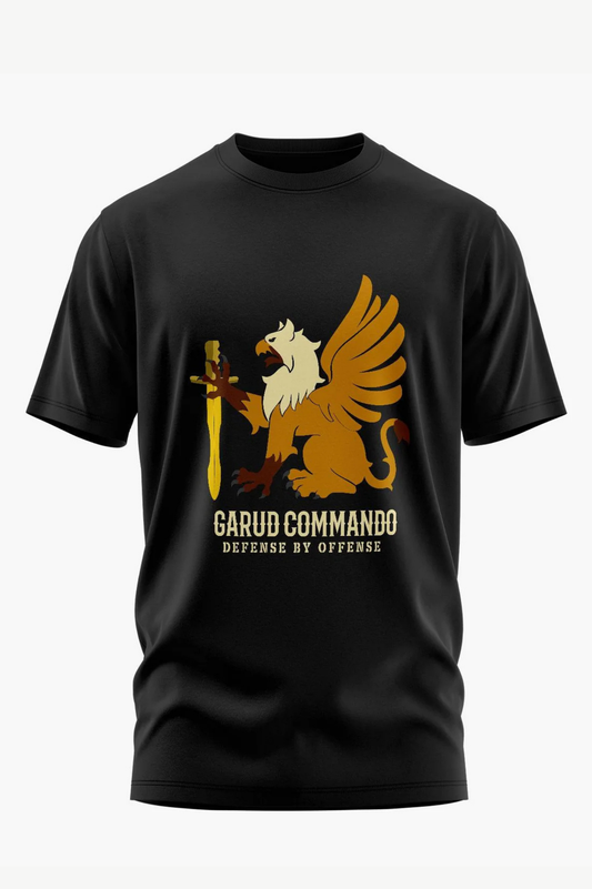 Garud Commando Signature LuxeSoft Cotton T-Shirt - 200 GSM