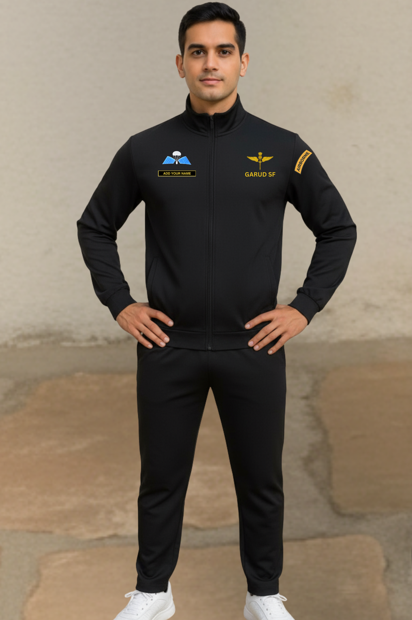 Garud Commando Force Tracksuit – Custom Name Tab