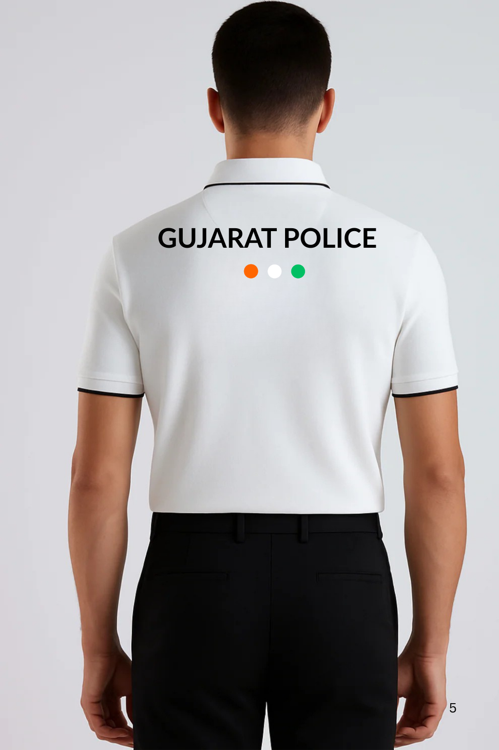 Gujarat  Police Custom Polo T-shirt