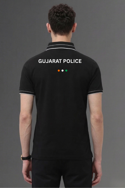 Gujarat  Police Custom Polo T-shirt