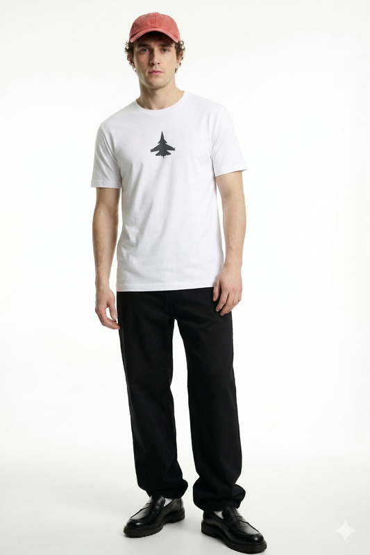 Airforce Round Neck T-shirt Attire Dot