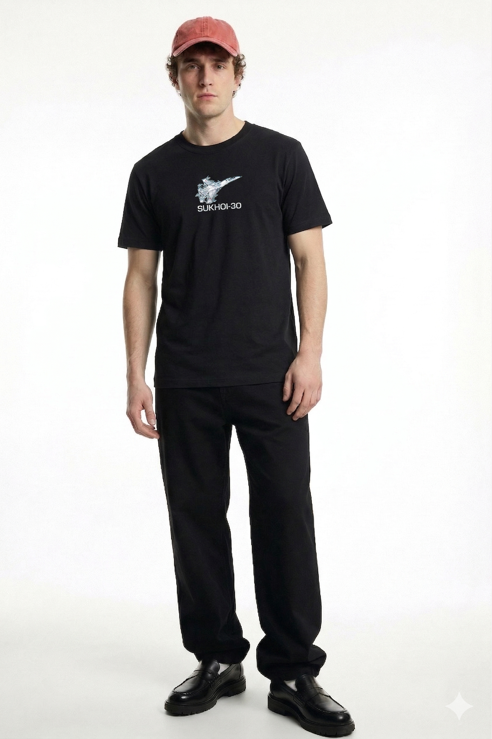 fighter pilot’s Air Force Edition T-Shirt – Sukhoi-30 | Premium Cotton Regular Fit