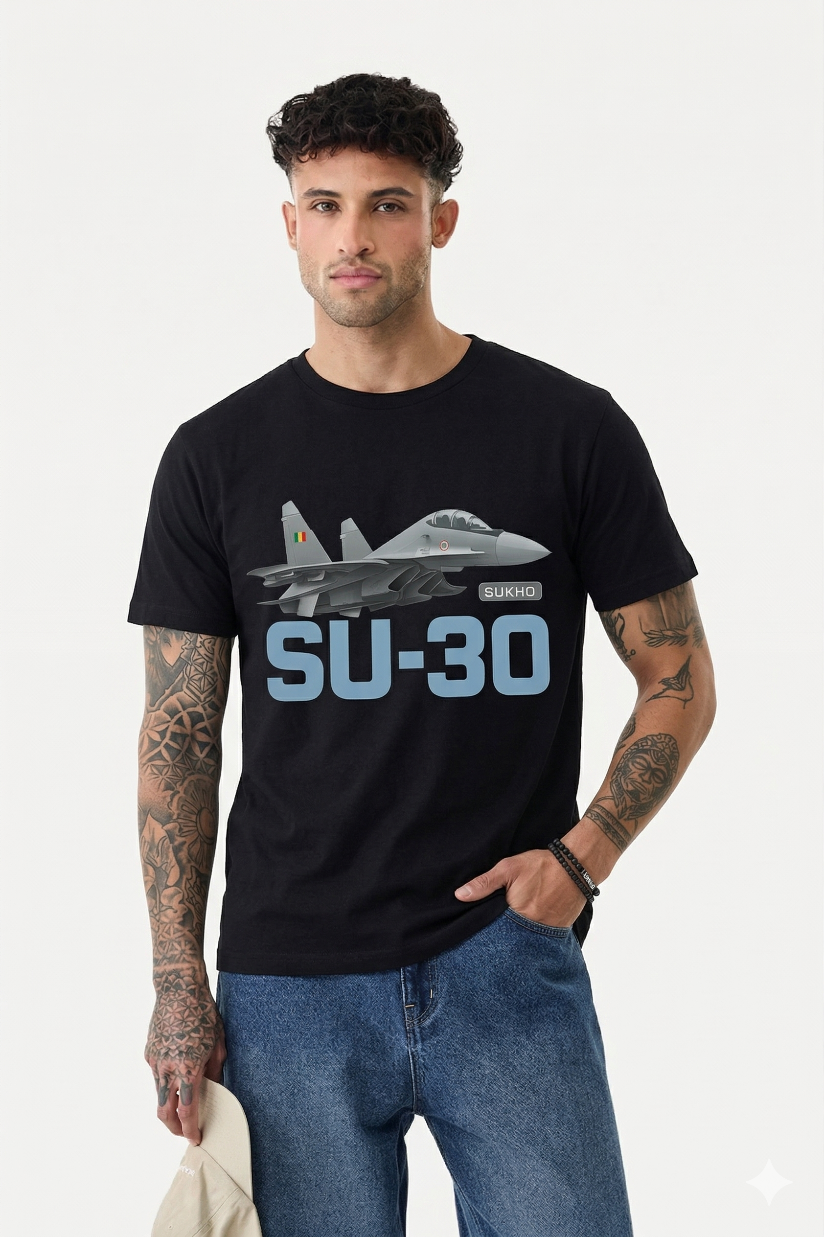 Sukhoi Premium Round Neck T-shirt