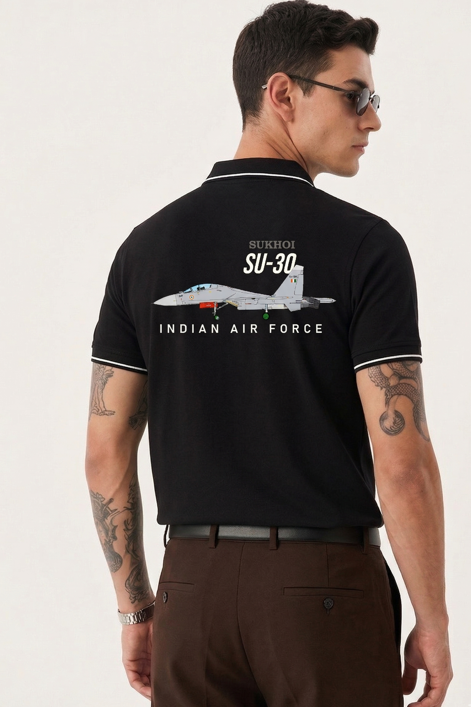 IAF Sukhoi Custom Name Cotton T- Shirt