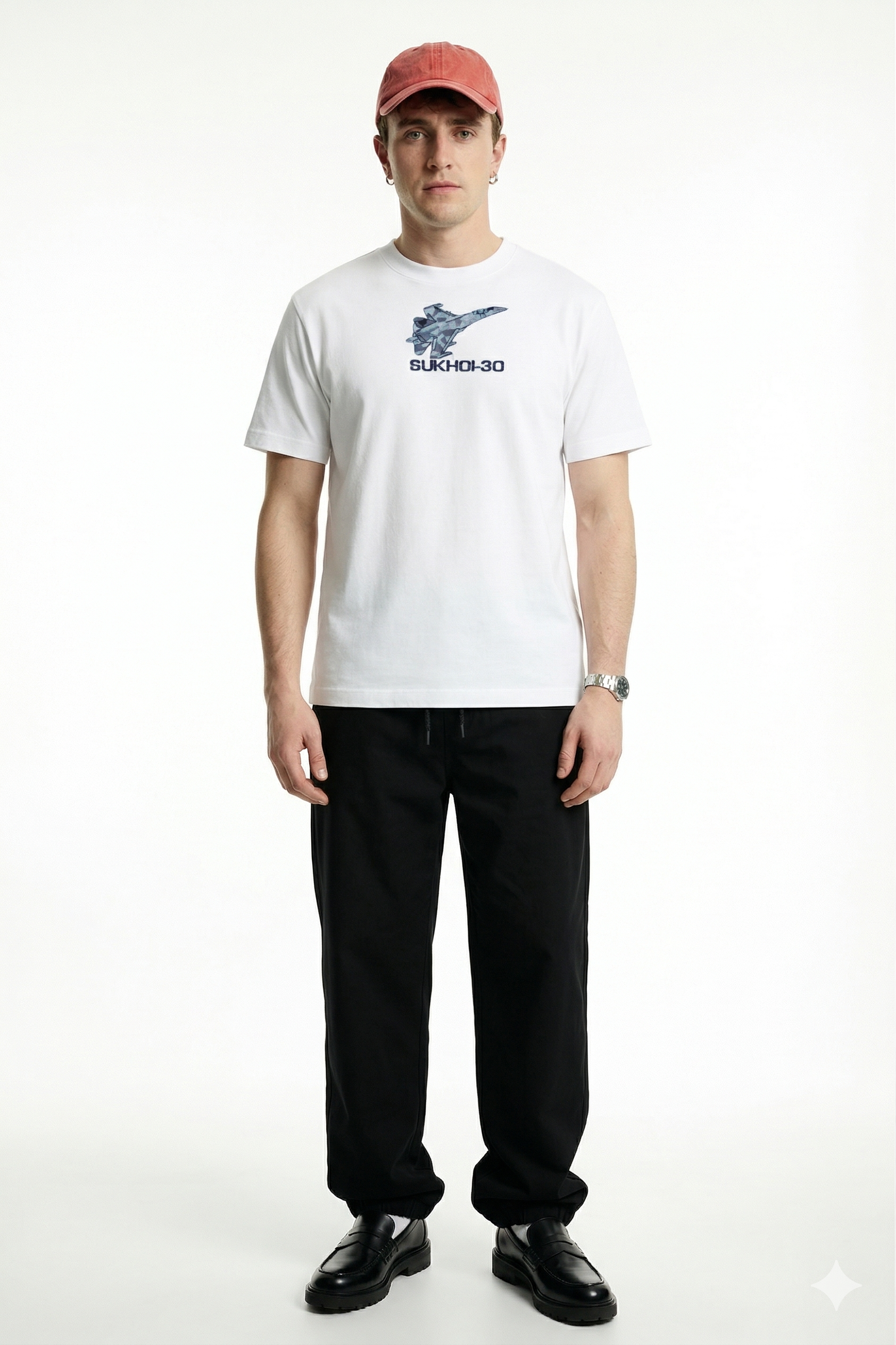 fighter pilot’s Air Force Edition T-Shirt – Sukhoi-30 | Premium Cotton Regular Fit