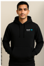 IAF Black Hoodie | Heavy Gauge Cotton | Attire Dot