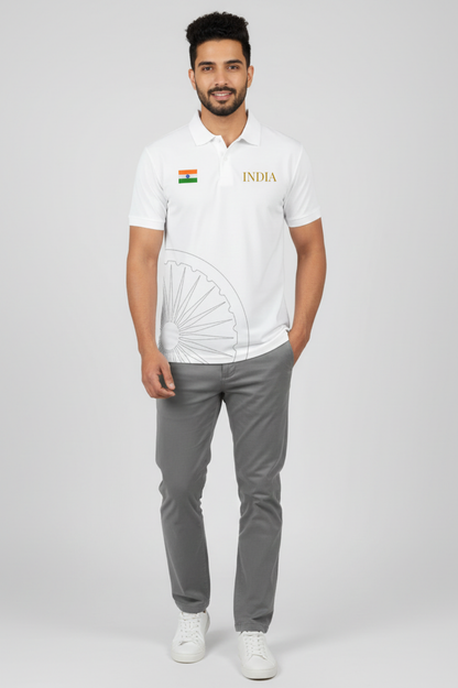 INDIA Pride Polo by Attire Dot