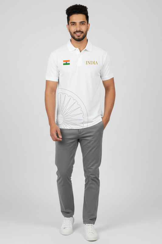 INDIA Pride Polo by Attire Dot