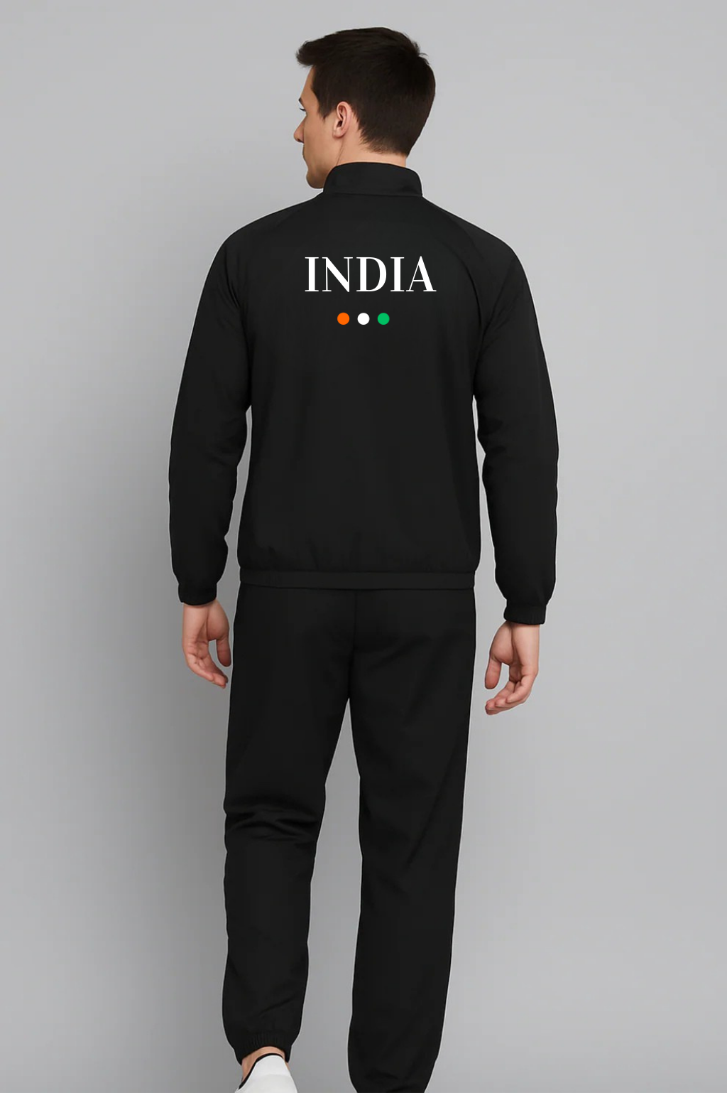INDIA Pride Black Tracksuit – |ATTIRE DOT