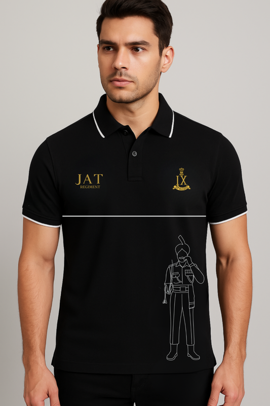 JAT Regiment IX Polo – 240 GSM Pure Cotton