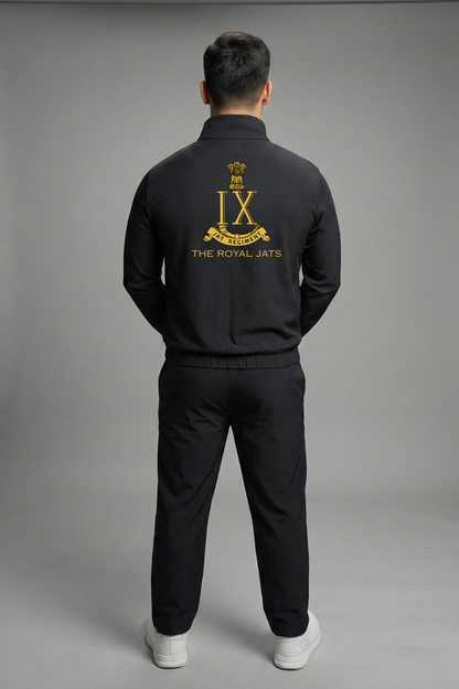Custom Name Tab -JAAT Regiment Premium Black Tracksuit