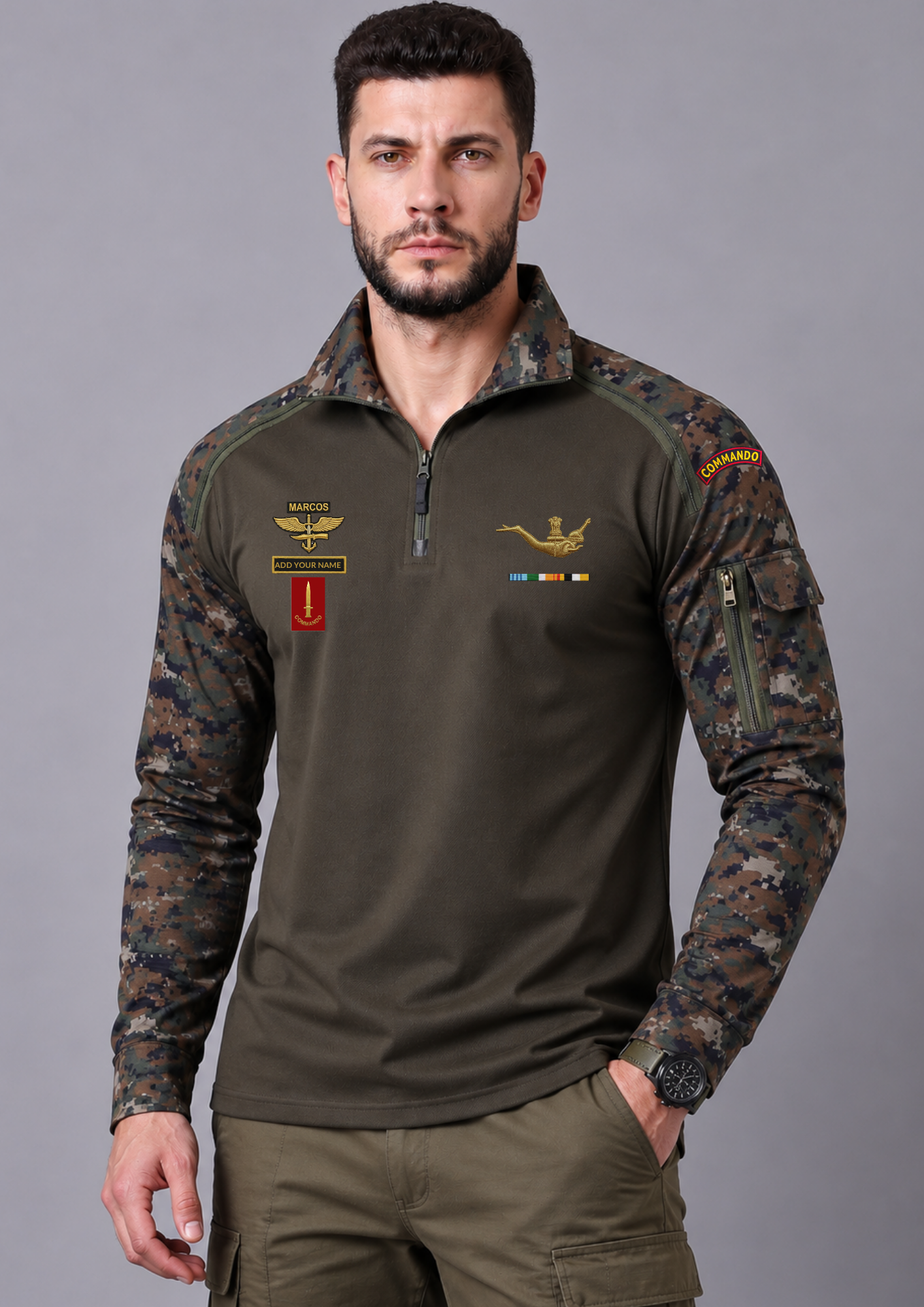 Marcos SF full sleeve cotton t shirt