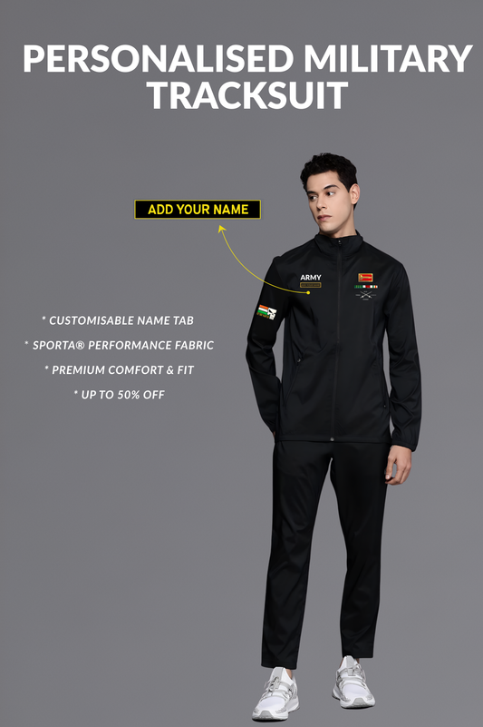 Personalized Military Tracksuit – Customized Name Edition | Attire Dot