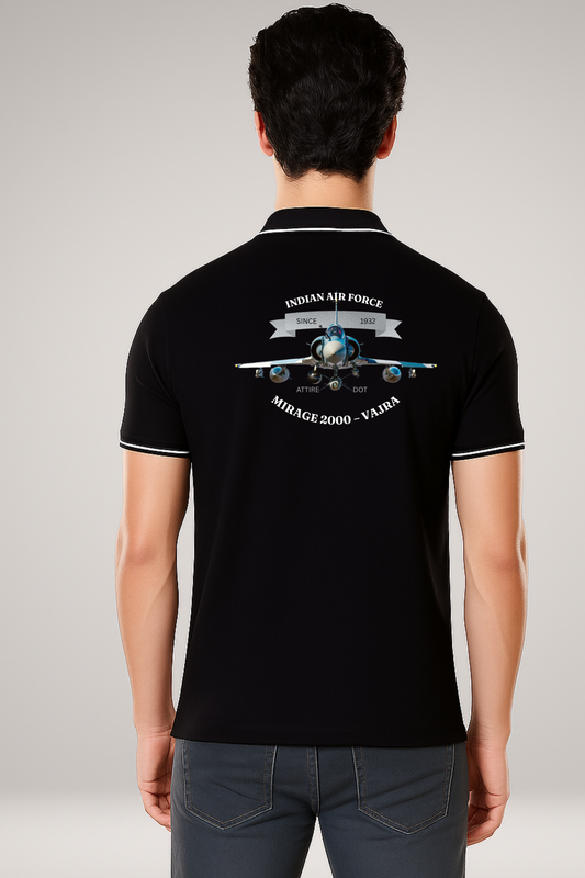 IAF Mirage 2000 - Premium Polo - Premium Pure cotton 240 GSM