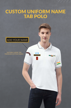 Custom Name Military Cotton T-Shirt