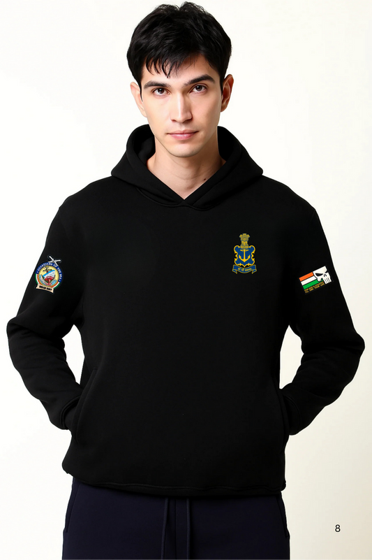 Indian Navy Patch Hoodie