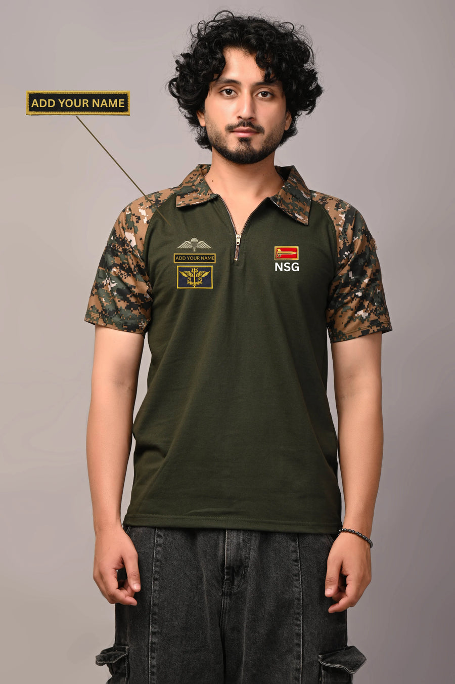 NSG Custom Name  Cotton T-shirt