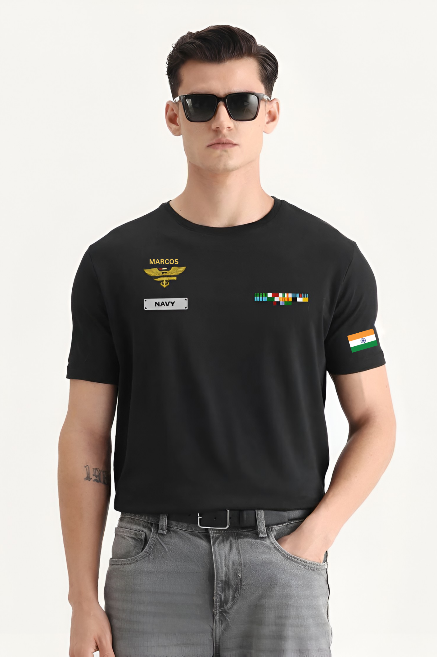 MARCOS SF NAVY T-shirt