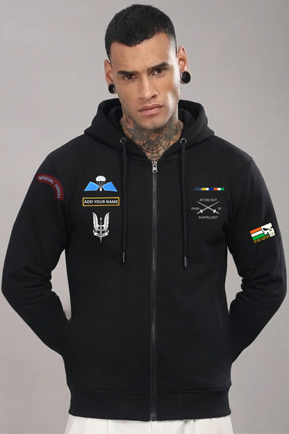 PARA SF Tactical Name Tab Zipper Hoodie