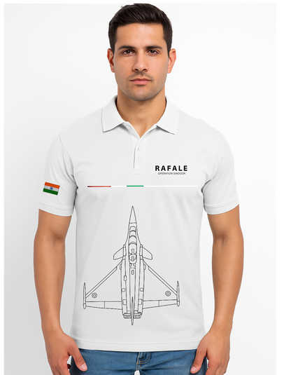 Indian Airforce Combo of 3 Elite Polos - 240 GSM  Cotton T-shirts