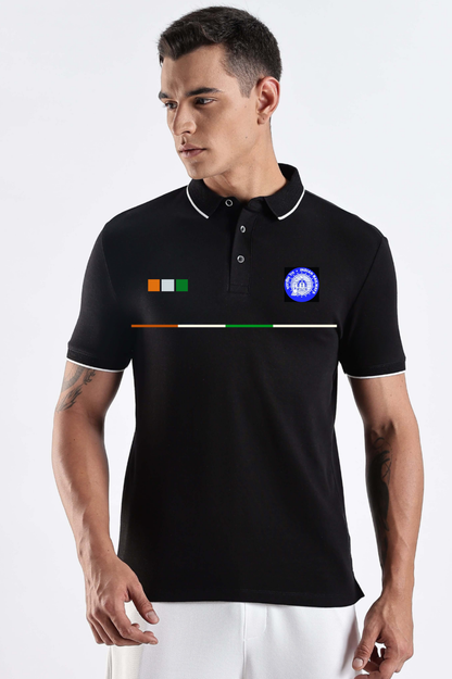 Indian Railway Inspired Cotton Polo
