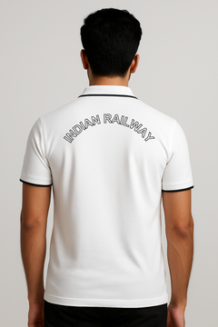 Indian Railway Inspired Cotton Polo