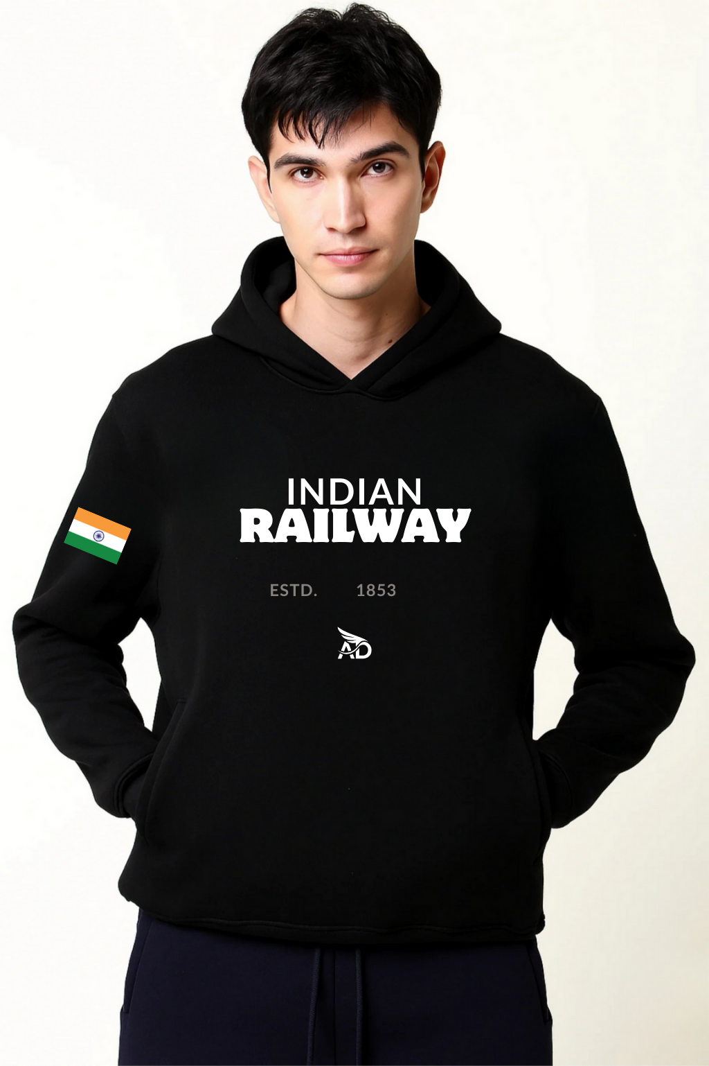 Indian Railway Inspired Hoodie