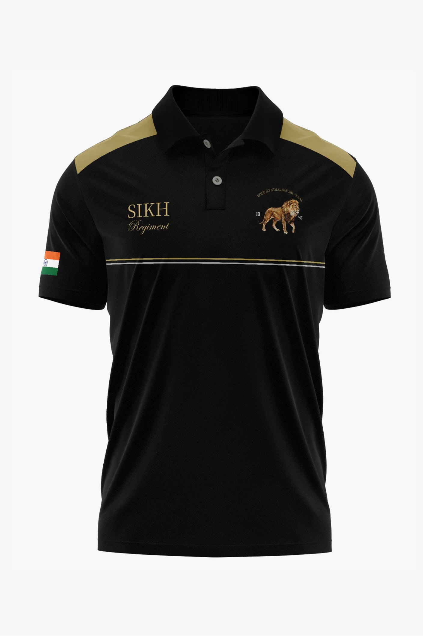 Sikh Regt Pride Polo T-Shirt - 240 GSM