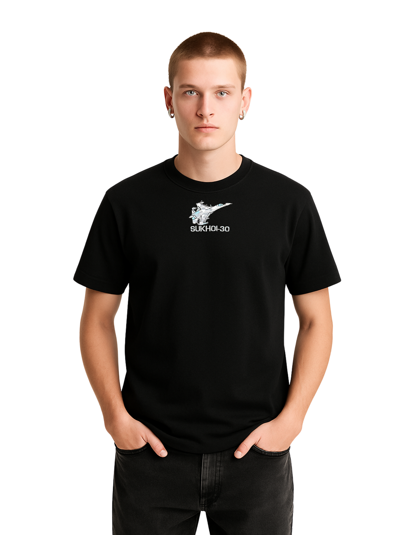 Men’s Air Force Edition T-Shirt – Sukhoi-30 Fighter Jet | Premium Cotton Regular Fit
