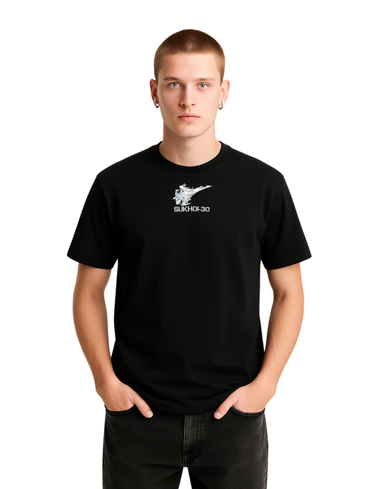Men’s Air Force Edition T-Shirt – Sukhoi-30 Fighter Jet | Premium Cotton Regular Fit