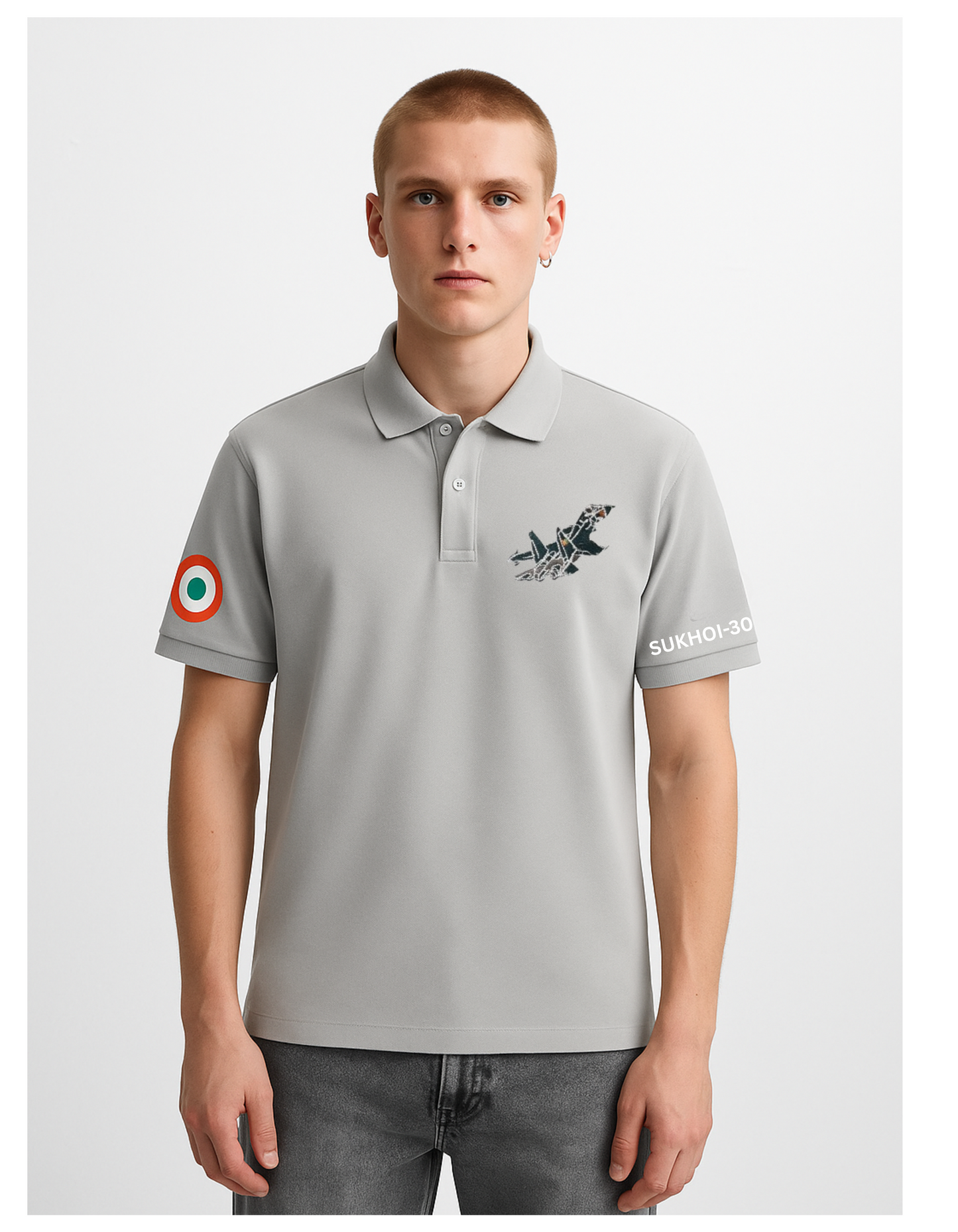SUKHOI 30MKI Embroidered Airforce Polo