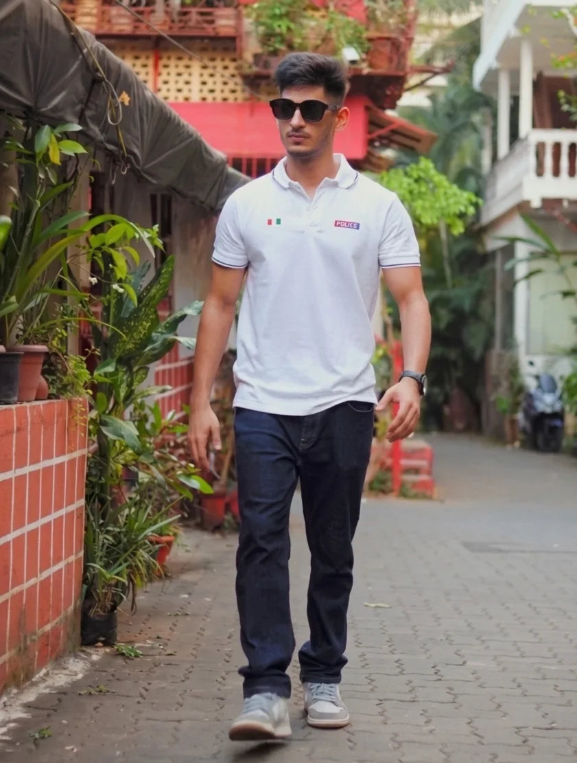 CISF custom name cotton t shirt