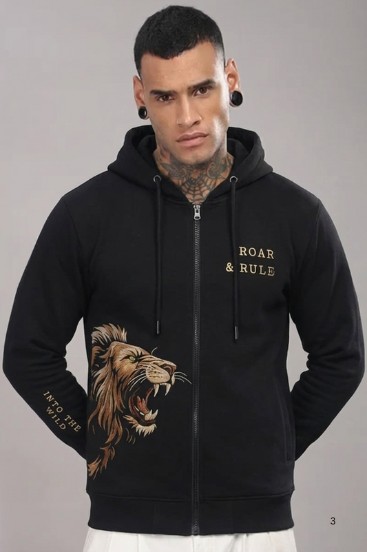 Roar and Rule Zipper Hoodie – Predator Edition