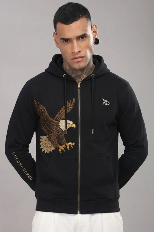 Eagle Strike Zipper Hoodie