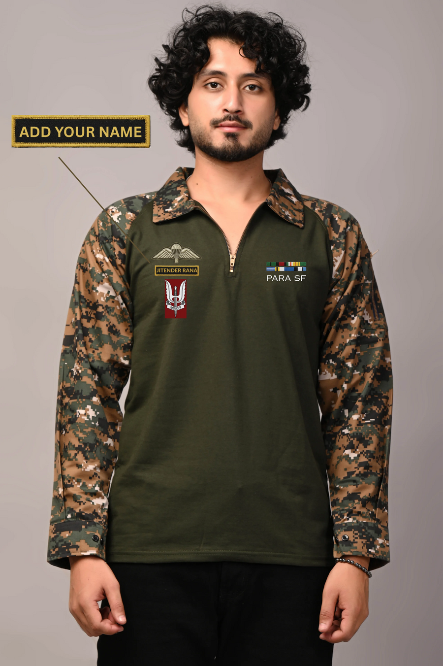 PARA SF Custom Name Cotton T-Shirt