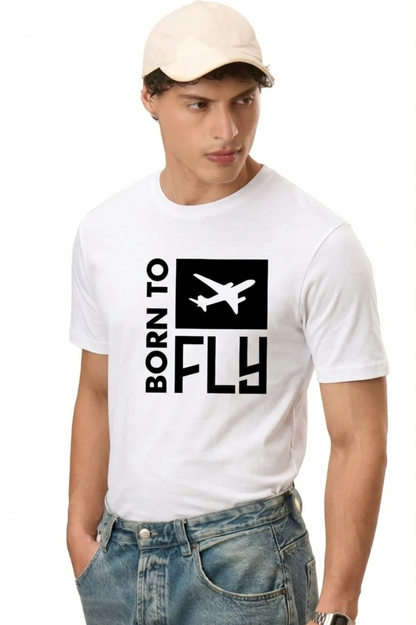 Born To fly - Aviation Cotton T-shirt