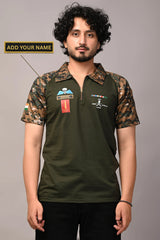 Custom Name Tactical Cotton T-shirt