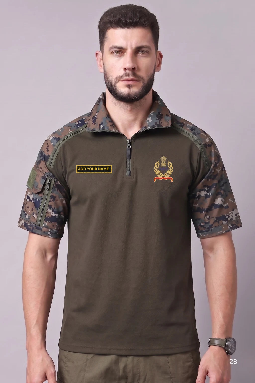 BSF custom name cotton t shirt