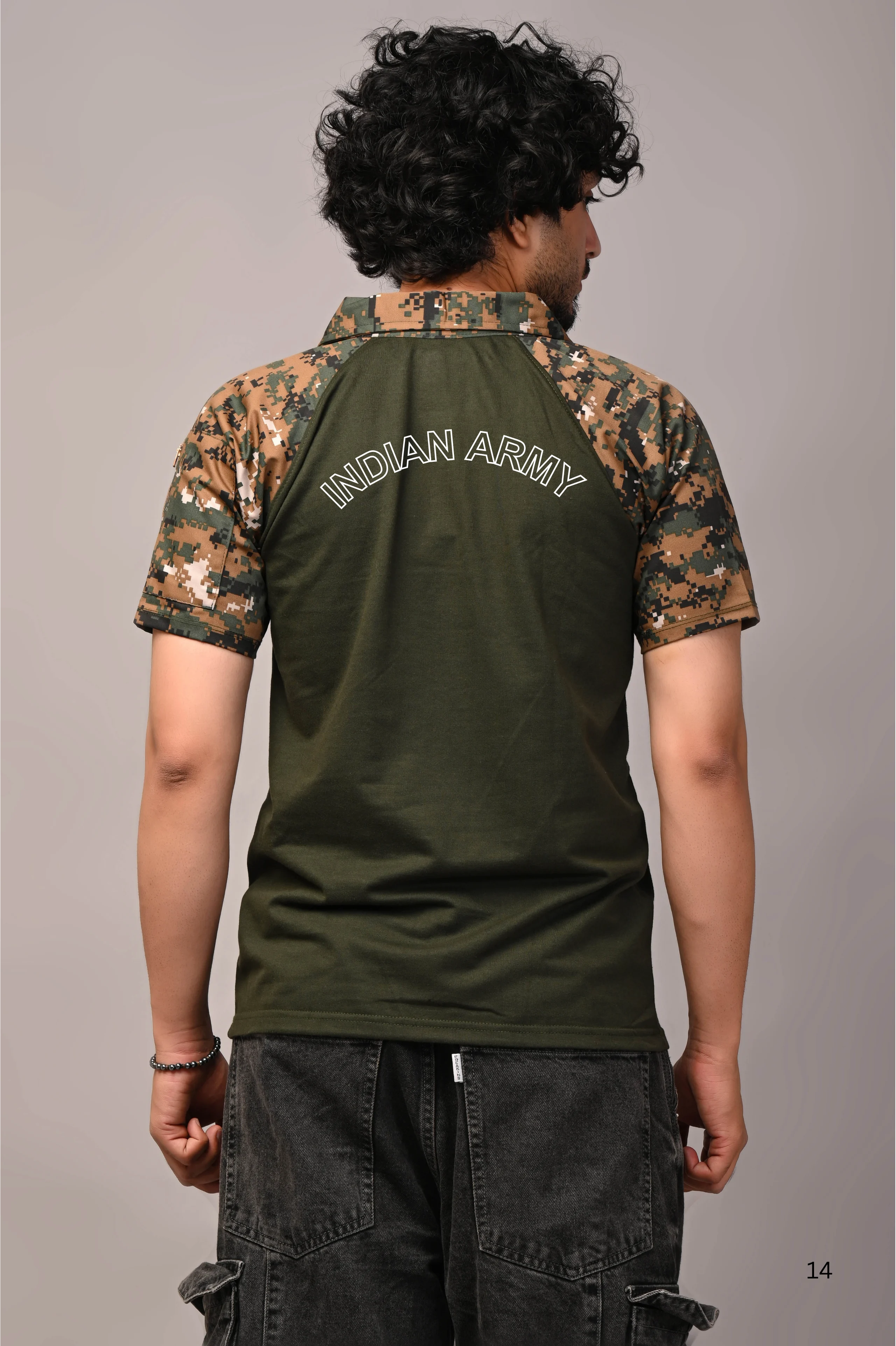 Army Custom Name Cotton T-Shirt