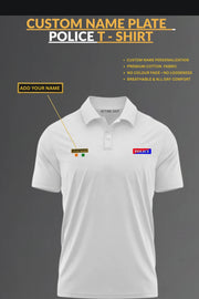 Police Custom Name Cotton T shirt