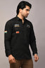 Custom Name Army Cargo Cotton Shirt