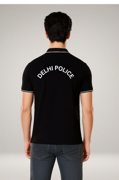 Delhi Police Custom Name Polo T-shirt