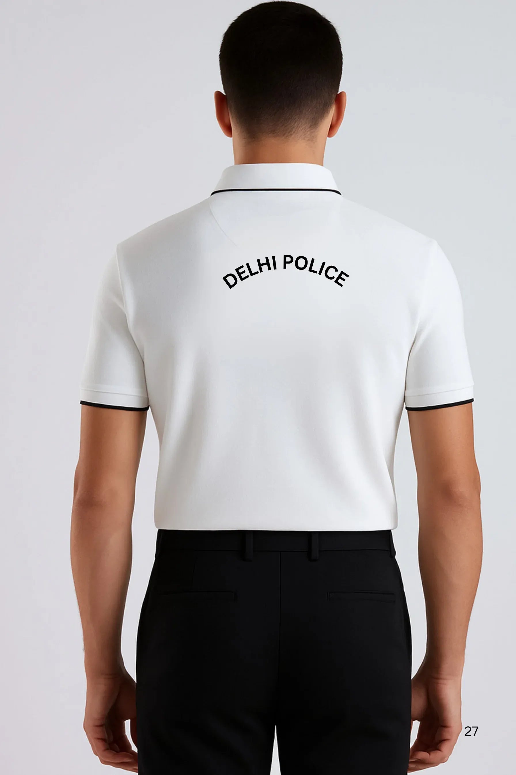 Delhi Police Custom Name Polo T-shirt