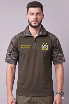 CRPF Custom Name Cotton T-shirt