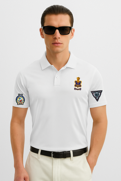 Indian Navy Prestige Polo – 240 GSM Pure Cotton, Badge Edition