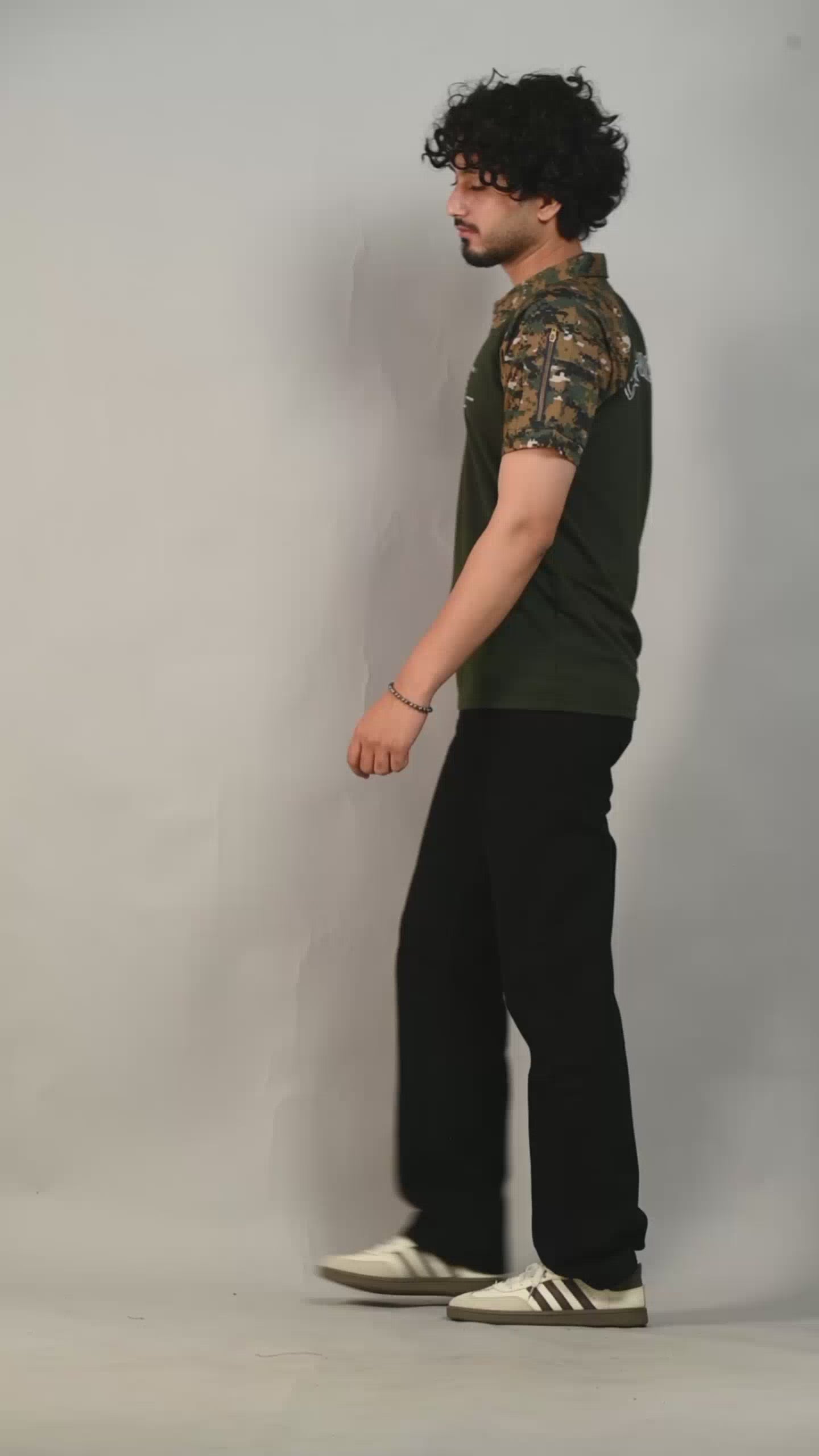Custom Name Tactical Cotton T-shirt