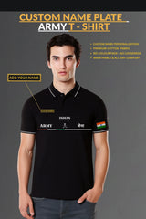 Army Custom Name Cotton T-shirt