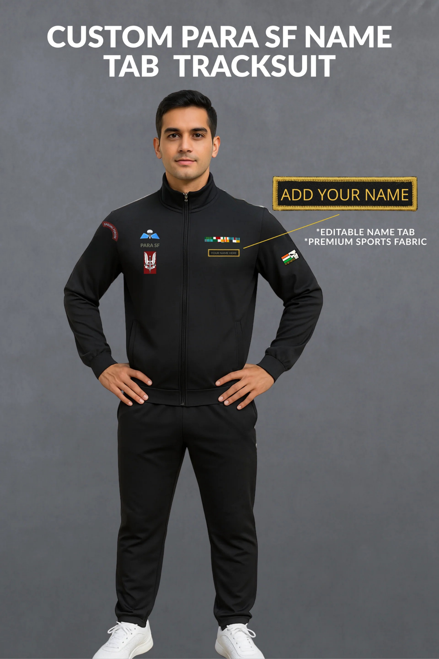 Custom nam plate  PARA SF Tracksuit