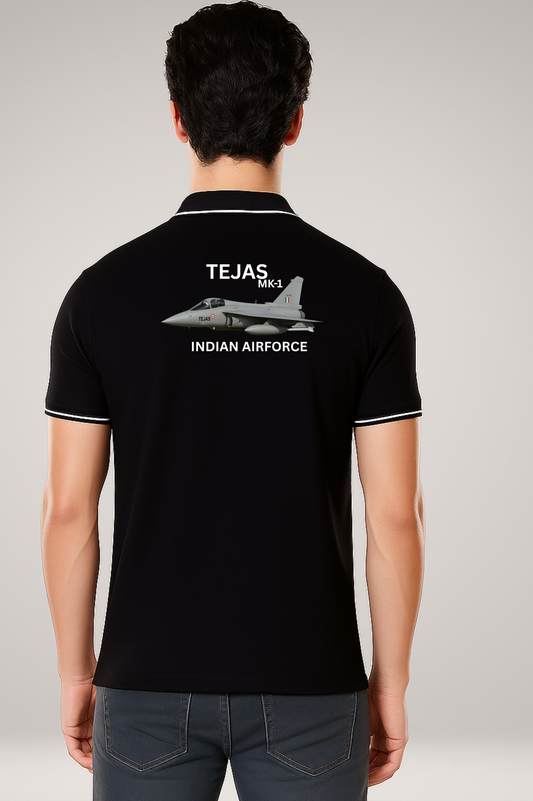 TEJAS Pride polo t shirt  -  Premium Cotton 240 GSM