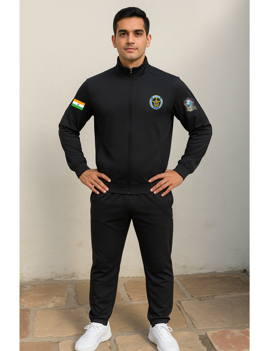 Indian Air Force Badged Embroidery Tracksuit ( upper and lower both )